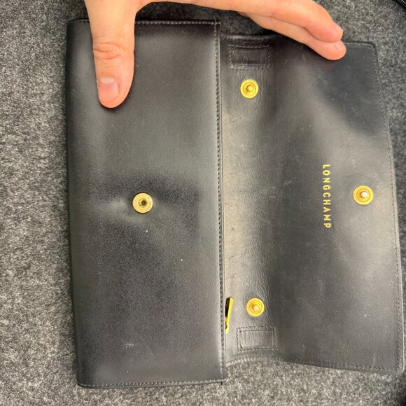 Longchamp Leather Continental Wallet - Picture 4 of 6